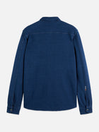 Washed Indigo Textured Jersey Shirt - Indigo