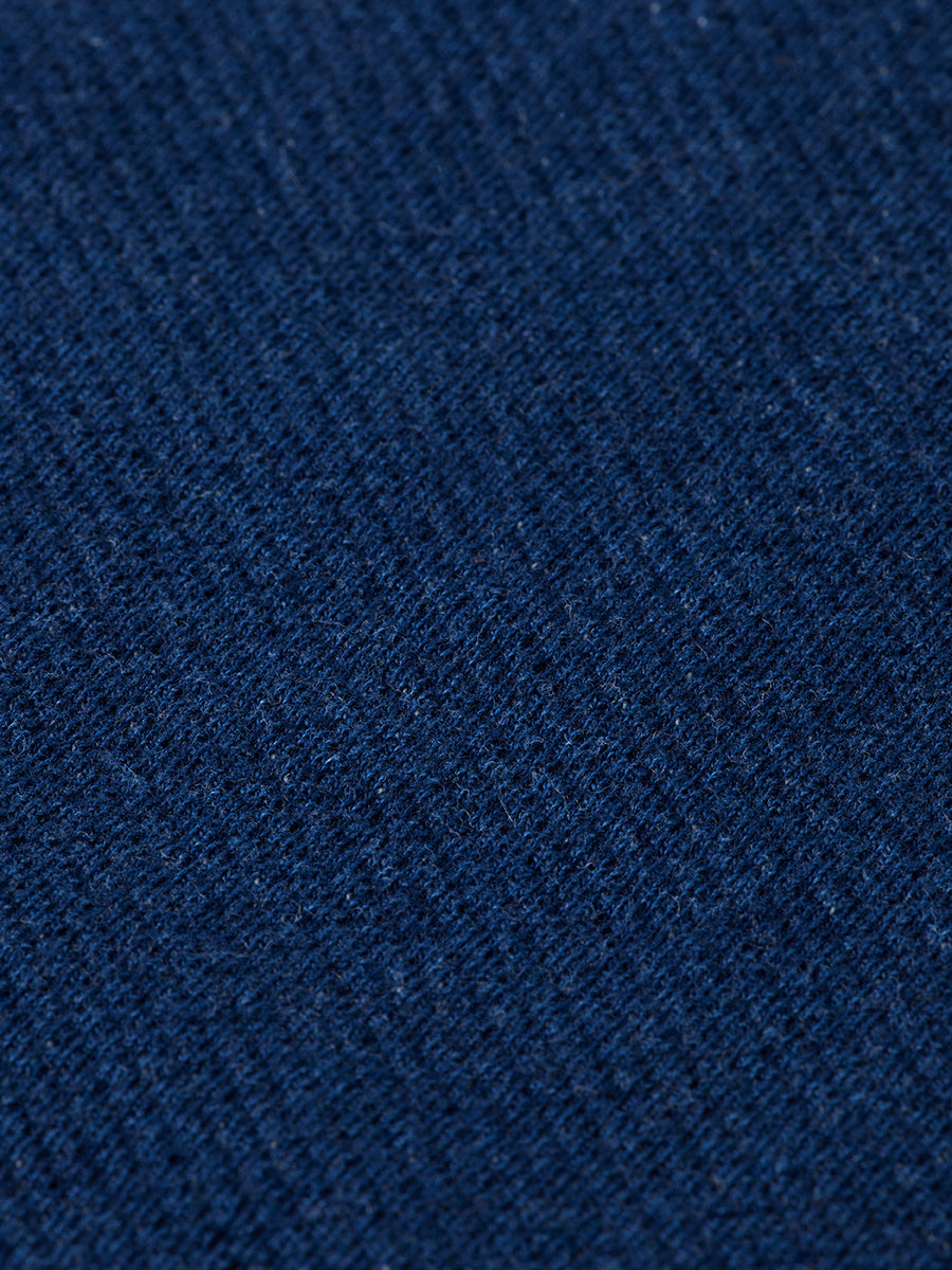 Washed Indigo Textured Jersey Shirt - Indigo