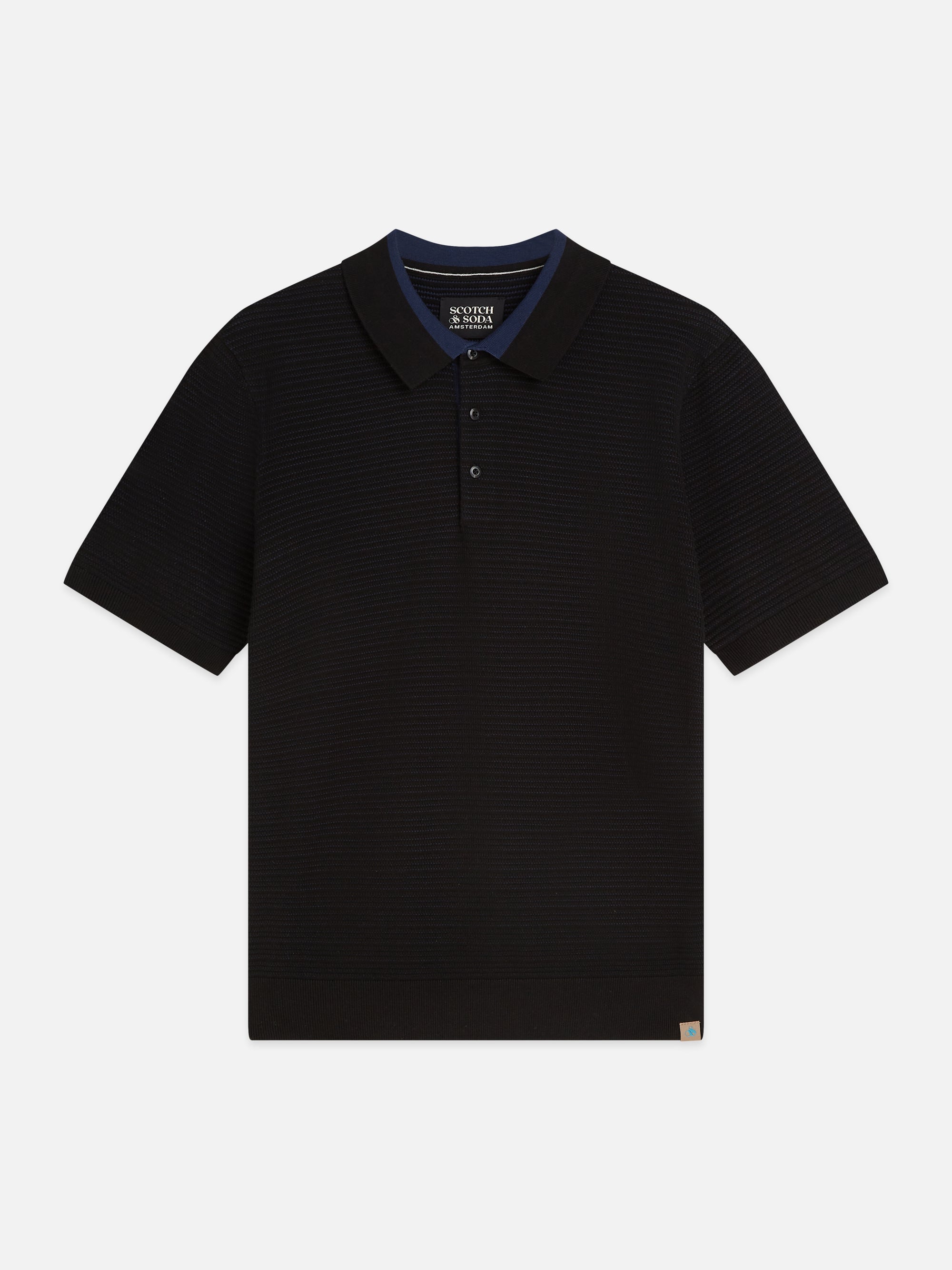 Polo structuré en maille, coupe classique - Météorite