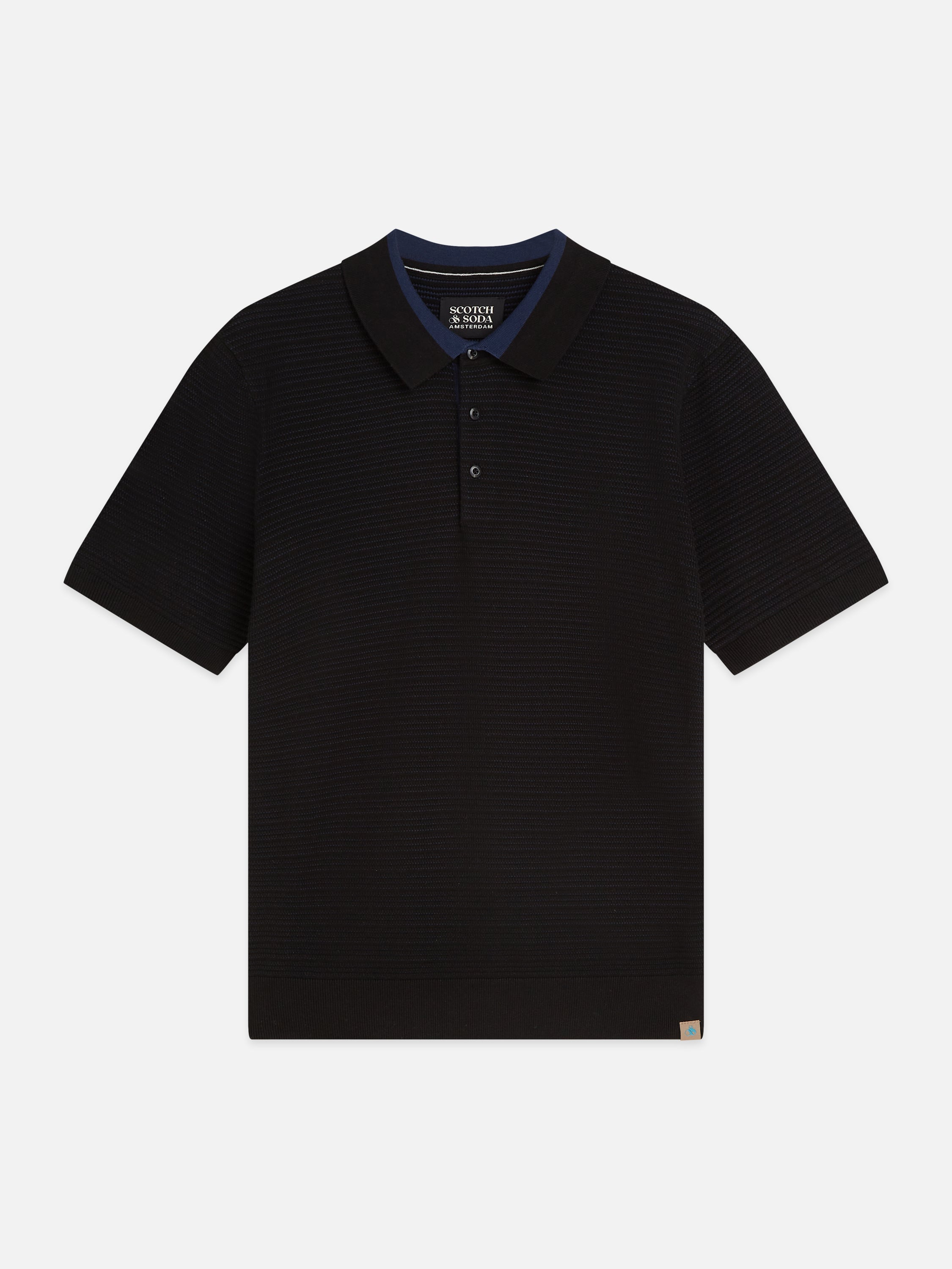 Polo structuré en maille, coupe classique - Météorite