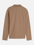 Structured Relaxed Fit Longsleeved Polo - Amphora