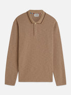 Structured Relaxed Fit Longsleeved Polo - Amphora