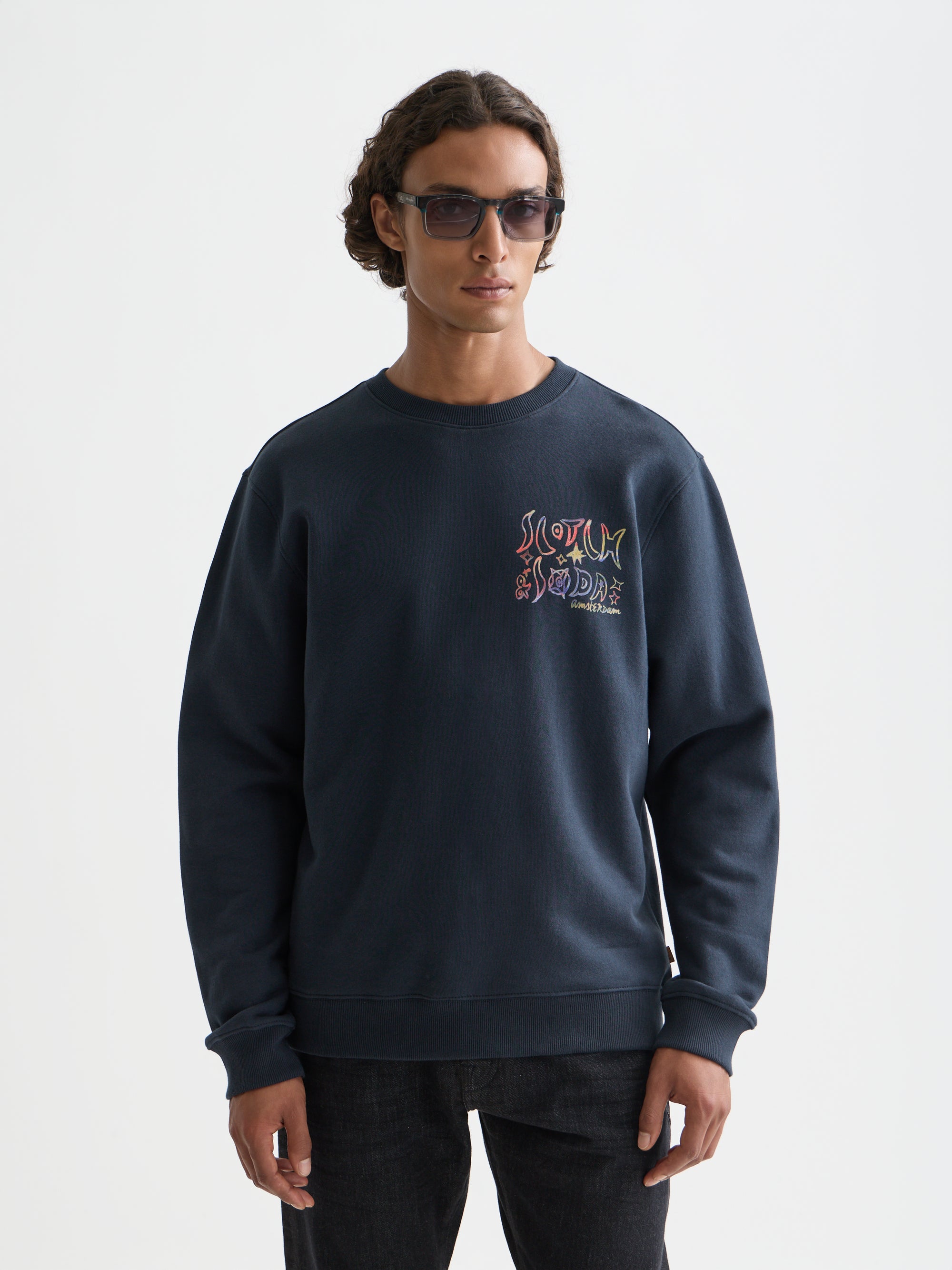 Front And Back Artwork Sweatshirt - Carbon