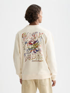 Front And Back Artwork Regularfit Sweatshirt - Eggnog