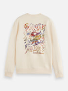 Front And Back Artwork Regularfit Sweatshirt - Eggnog