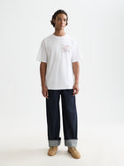 Front And Back Artwork Relaxed T-Shirt - Bright White