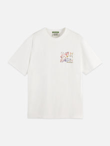 Front And Back Artwork Relaxed T-Shirt - Bright White
