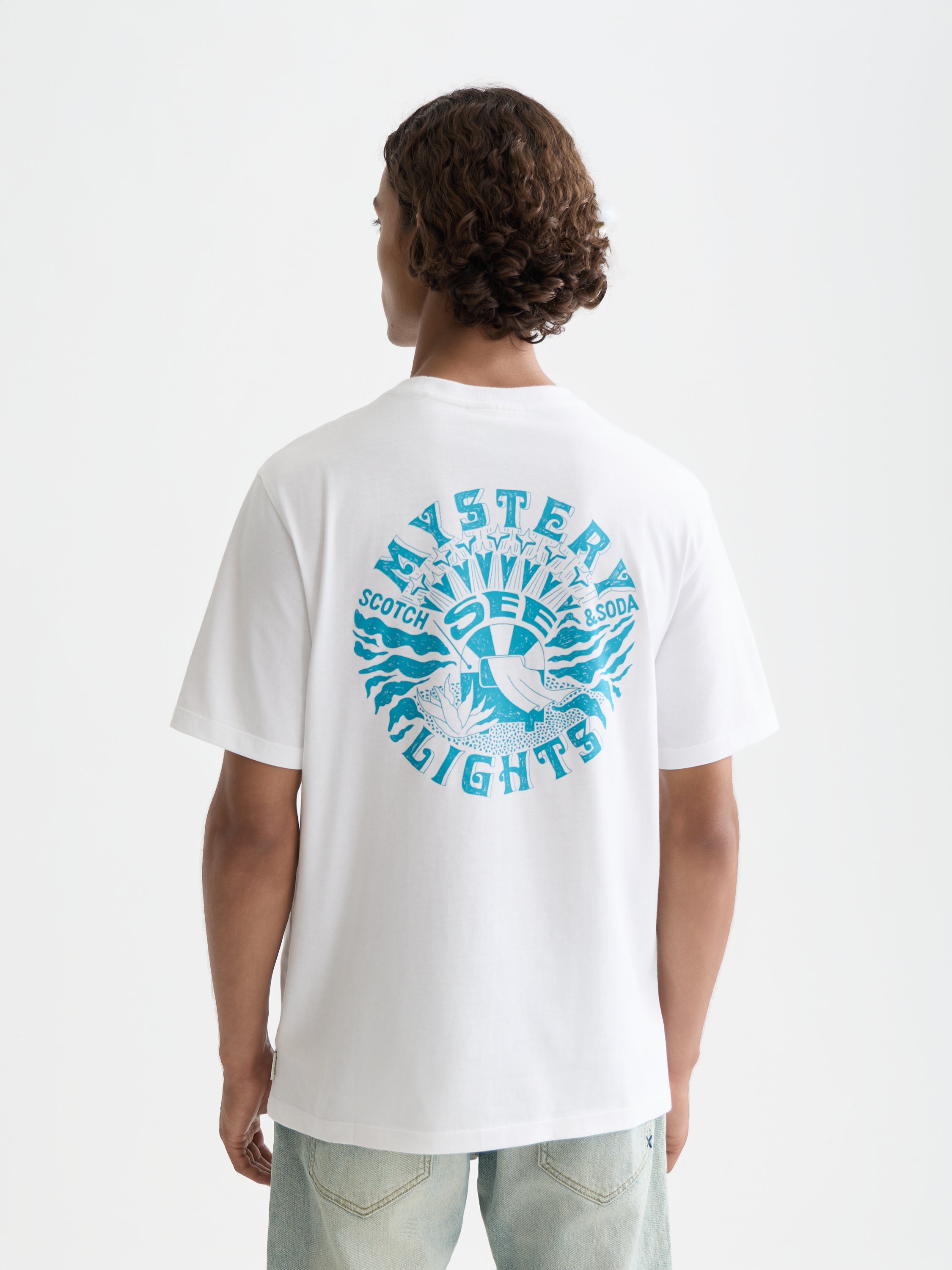Front And Back Artwork Regular T-Shirt - Bright White