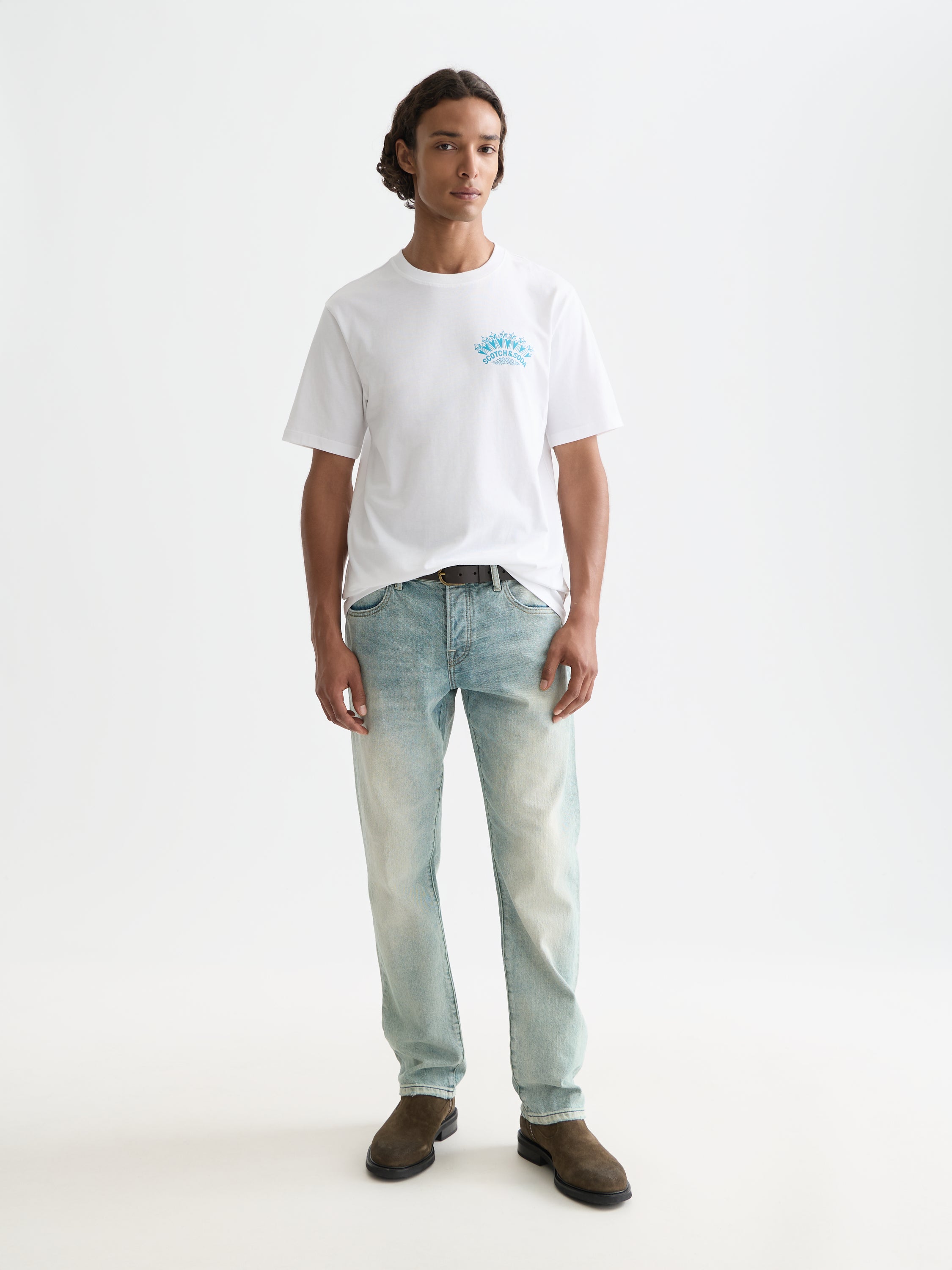 Front And Back Artwork Regular T-Shirt - Bright White