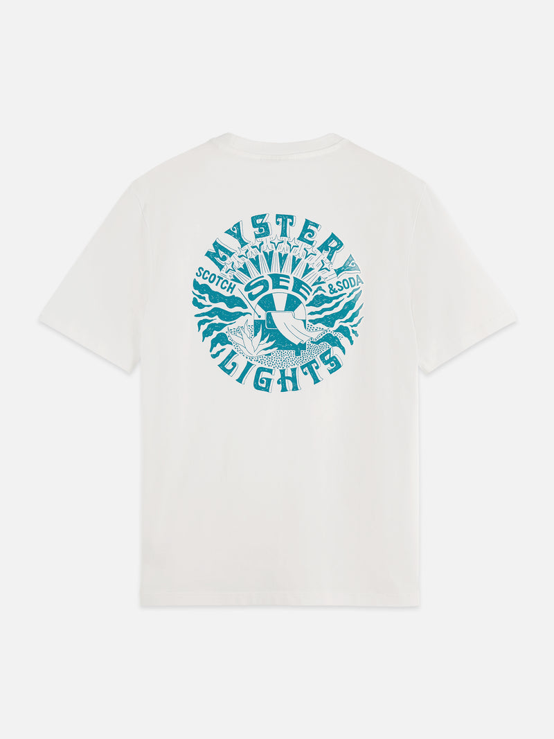 Front And Back Artwork Regular T-Shirt - Bright White