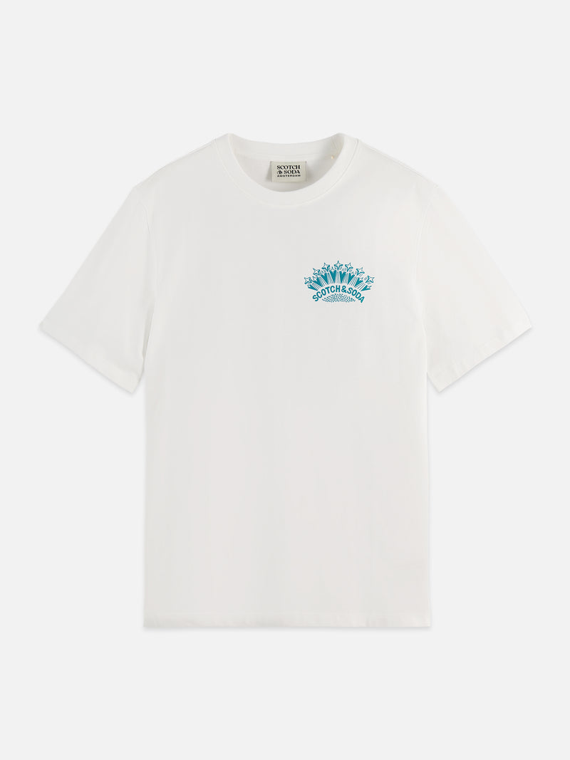 Front And Back Artwork Regular T-Shirt - Bright White