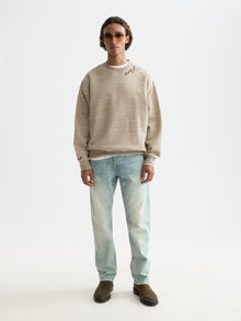 Space Yarn Embroidered Loosefit Sweater - Amphora