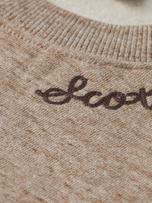 Space Yarn Embroidered Loosefit Sweater - Amphora