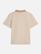 Jacquard Relaxed Fit Polo - Amphora