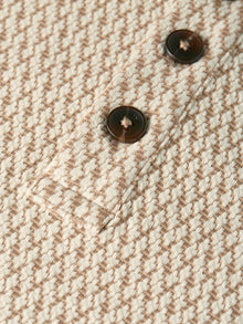 Jacquard Relaxed Fit Polo - Amphora