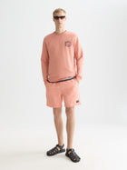 Sweat-shirt coupe classique avec logo sur la poitrine gauche - Argile Canyon