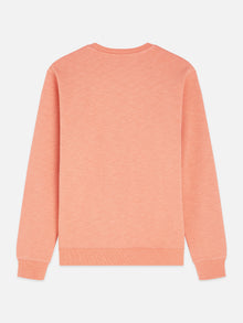 Sweat-shirt coupe classique avec logo sur la poitrine gauche - Argile Canyon