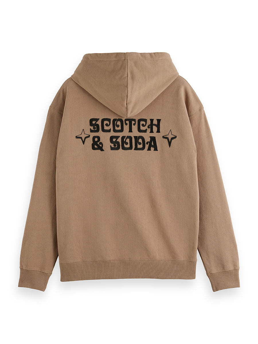 Front And Back Artwork Relaxedfit Hoodie - Amphora