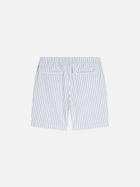 Fave Cottonlinen Yarndyed Regular Fit Bermuda Shorts - Infinity Stripe