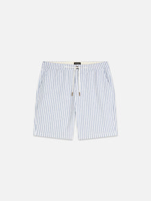 Fave Cottonlinen Yarndyed Regular Fit Bermuda Shorts - Infinity Stripe