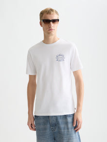 Left Chest Artwork Regular Fit T-Shirt - Bright White