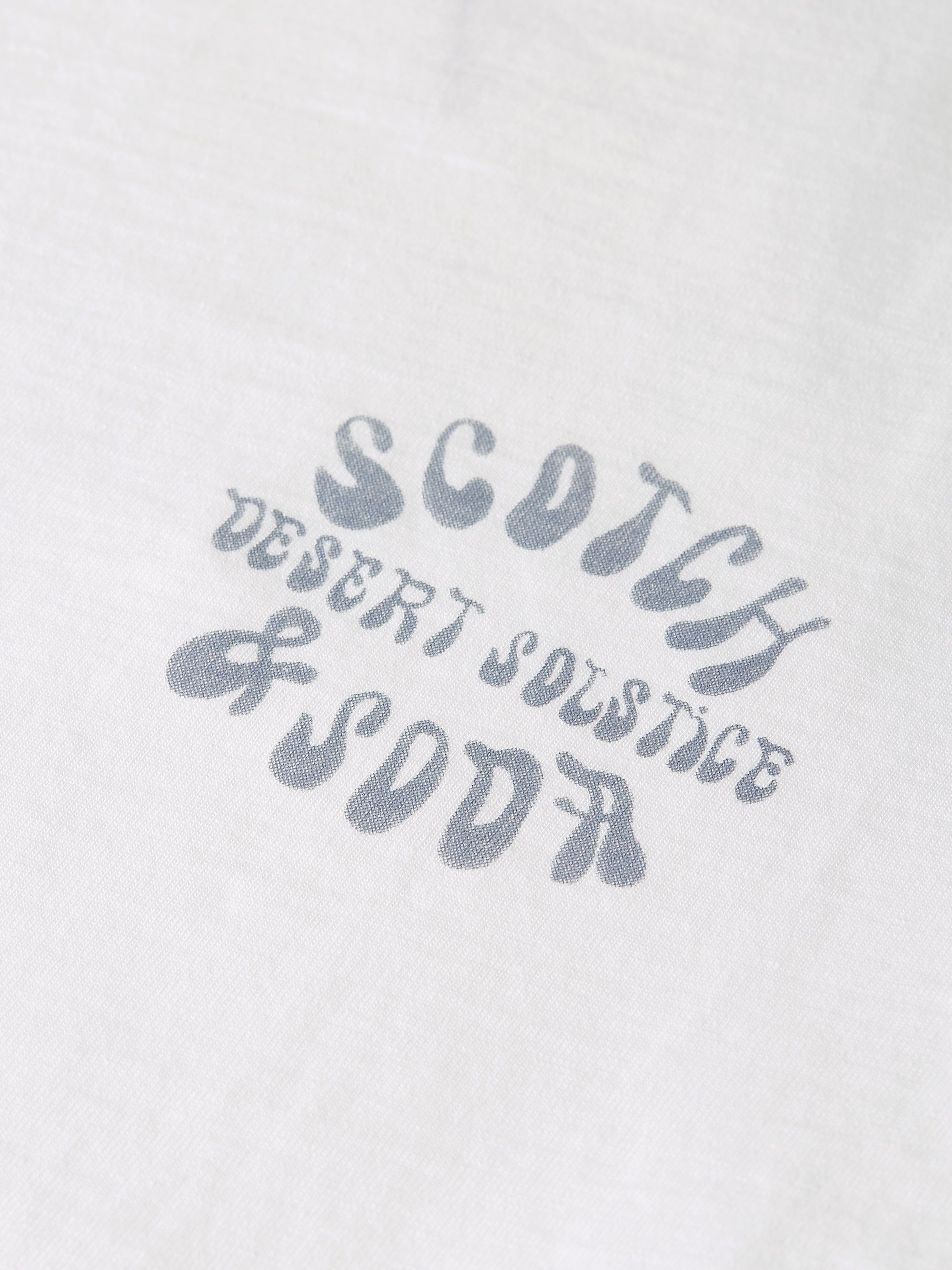 Left Chest Artwork Regular Fit T-Shirt - Bright White