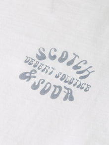 Left Chest Artwork Regular Fit T-Shirt - Bright White