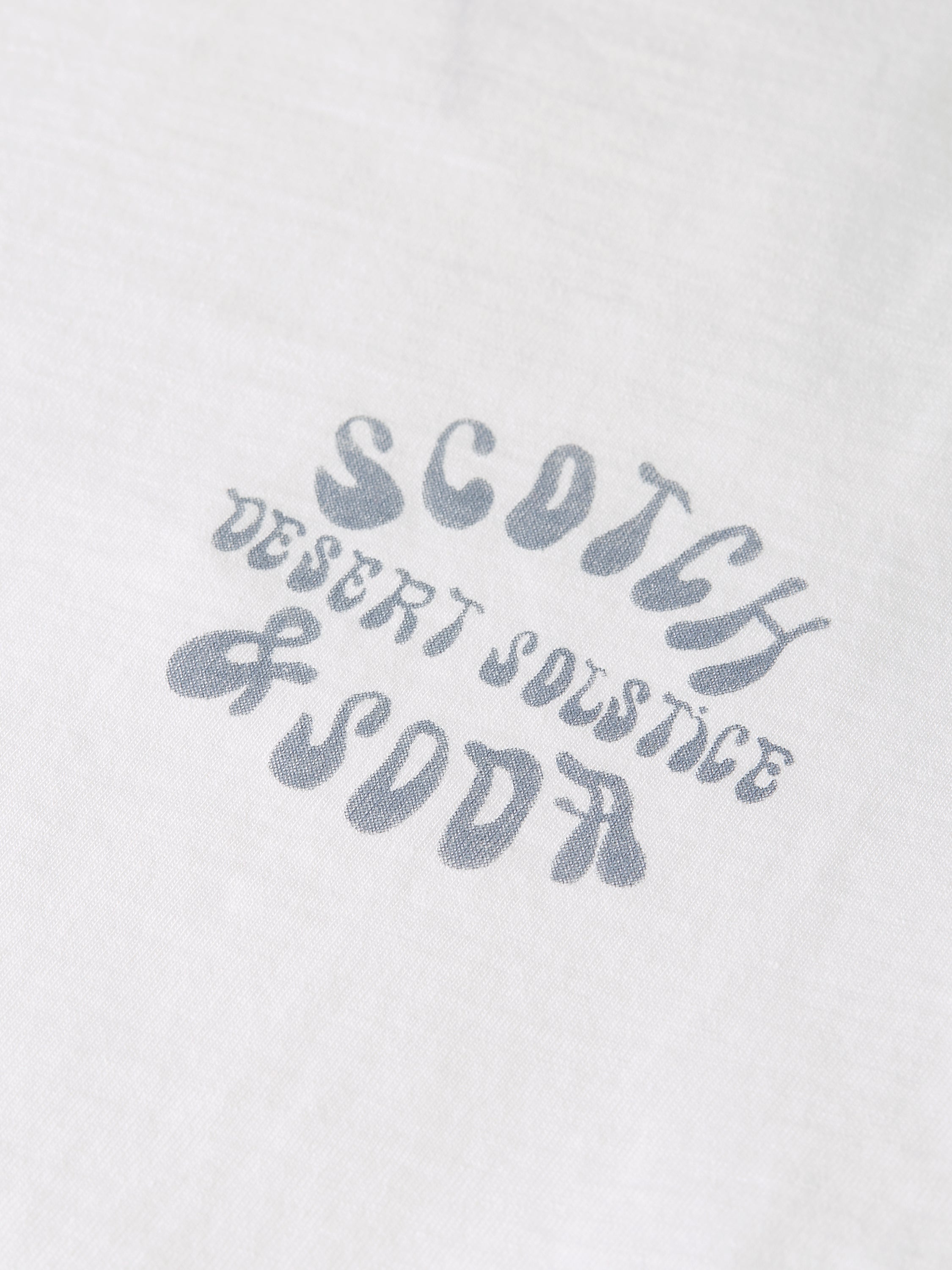 Left Chest Artwork Regular Fit T-Shirt - Bright White