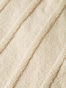 Structured Knitted Shorts - Eggnog