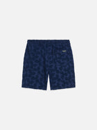 Bermuda Fave Terry Jacquard coupe décontractée - Bleu concours