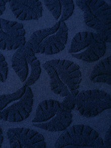 Bermuda Fave Terry Jacquard coupe décontractée - Bleu concours
