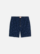 Bermuda Fave Terry Jacquard coupe décontractée - Bleu concours