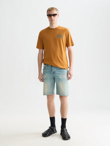Front And Back Artwork Regular Fit T-Shirt - Cathay Spice