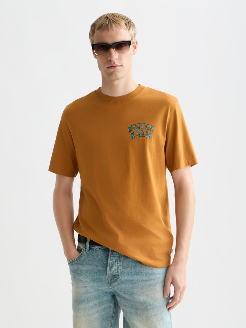 Front And Back Artwork Regular Fit T-Shirt - Cathay Spice