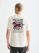 Front And Back Artwork Regular Fit T-Shirt - Eggnog