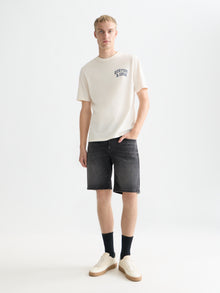 Front And Back Artwork Regular Fit T-Shirt - Eggnog