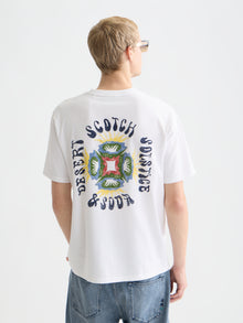 Front And Back Artwork T-Shirt - Bright White