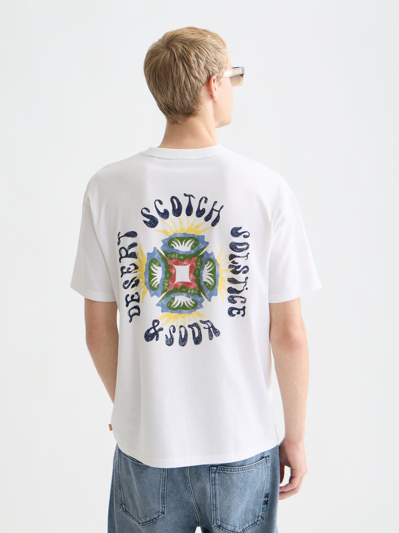 Front And Back Artwork T-Shirt - Bright White