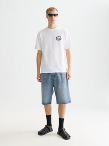 Front And Back Artwork T-Shirt - Bright White
