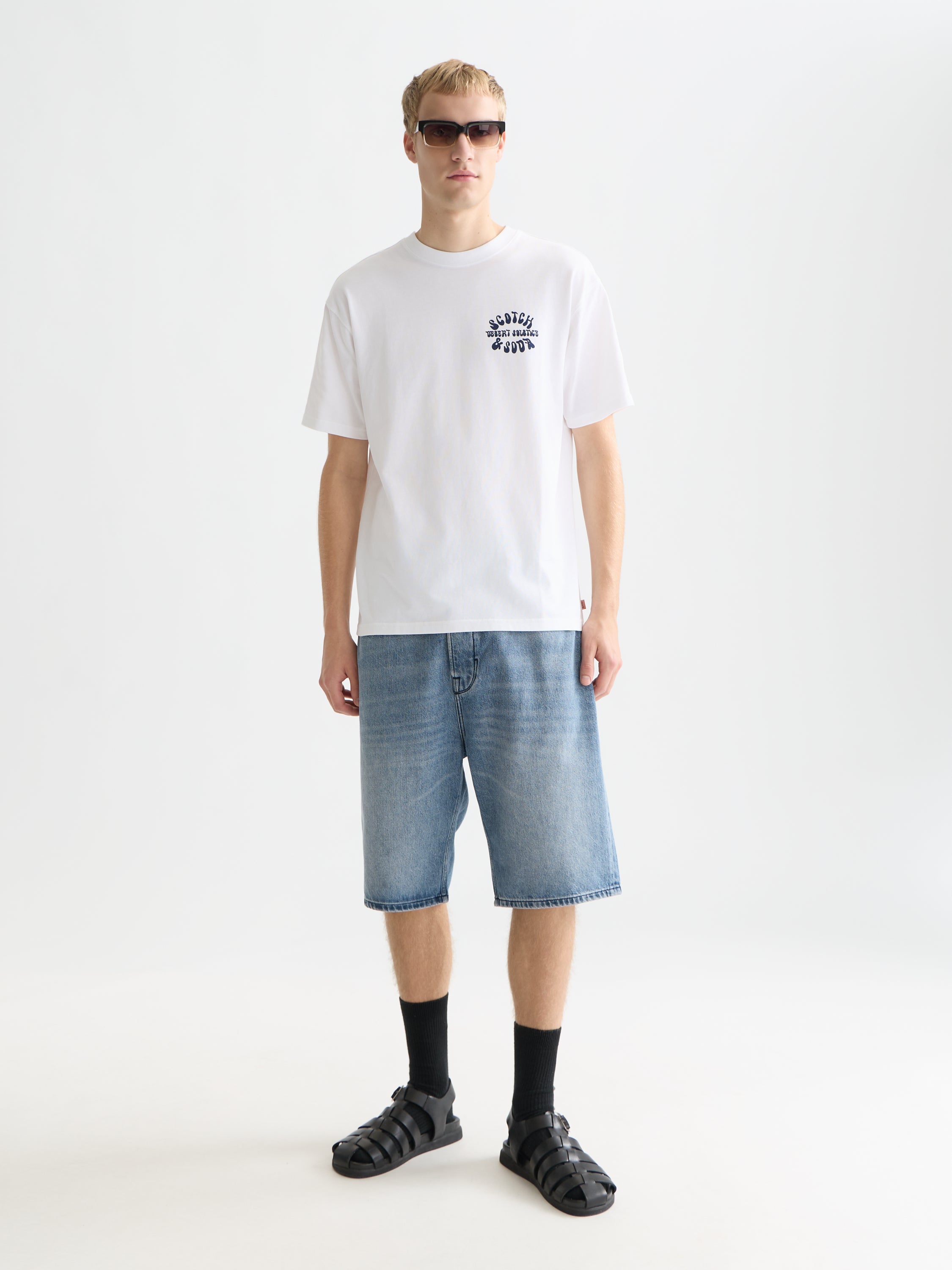 Front And Back Artwork T-Shirt - Bright White