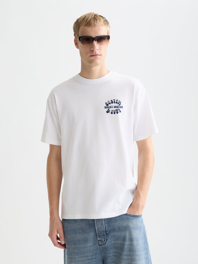 Front And Back Artwork T-Shirt - Bright White