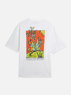 T-shirt ample à motif recto verso - Blanc éclatant