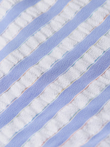 Striped Midlength Swim Shorts - Classic Stripe Infinity