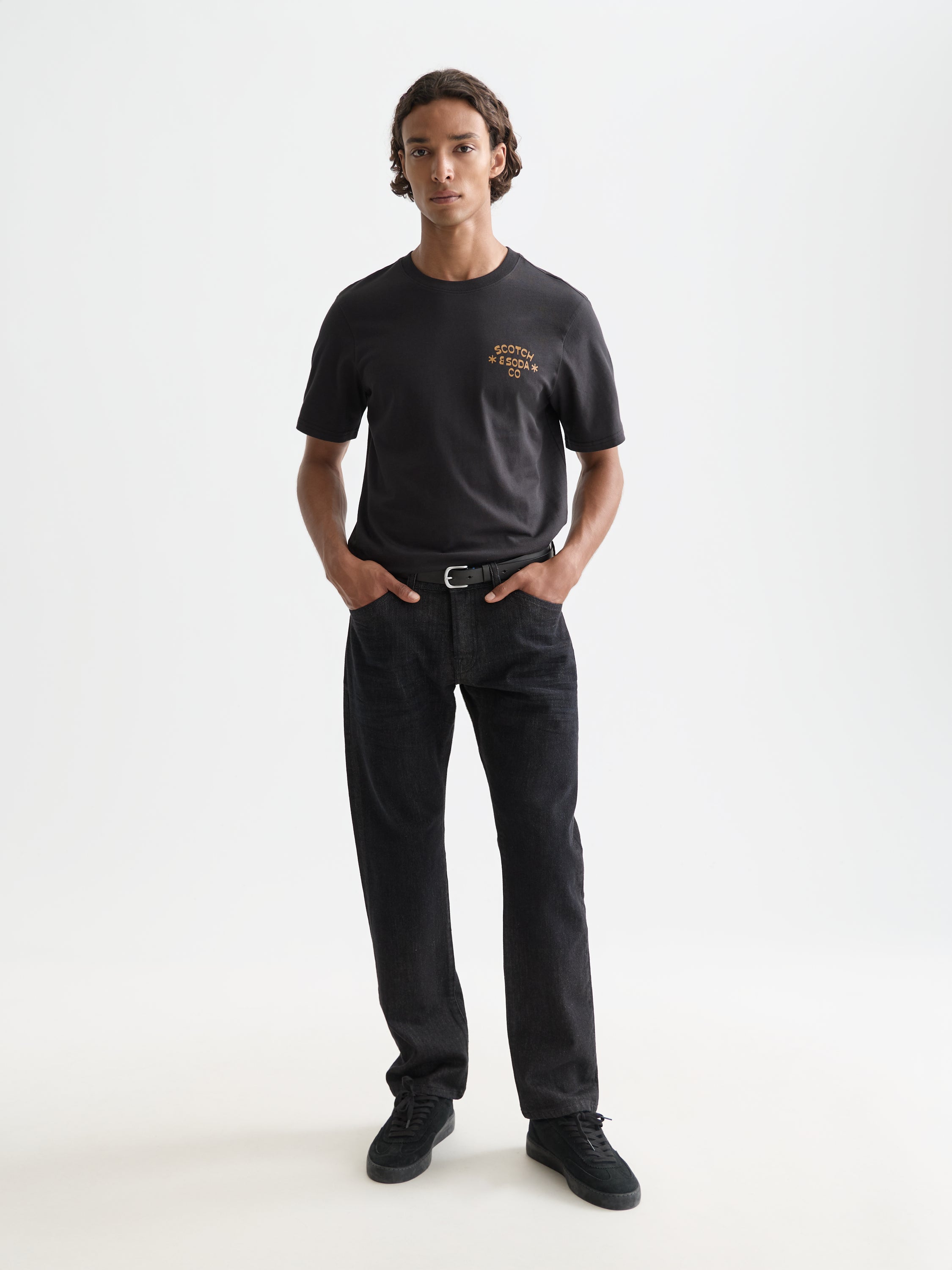 Chest Artwork Regularfit T-Shirt - Meteorite