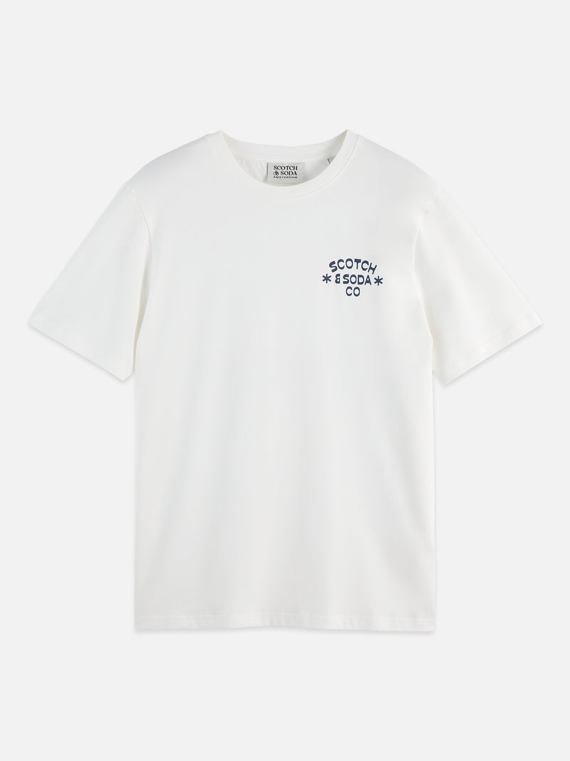 Chest Artwork Regularfit T-Shirt - Bright White