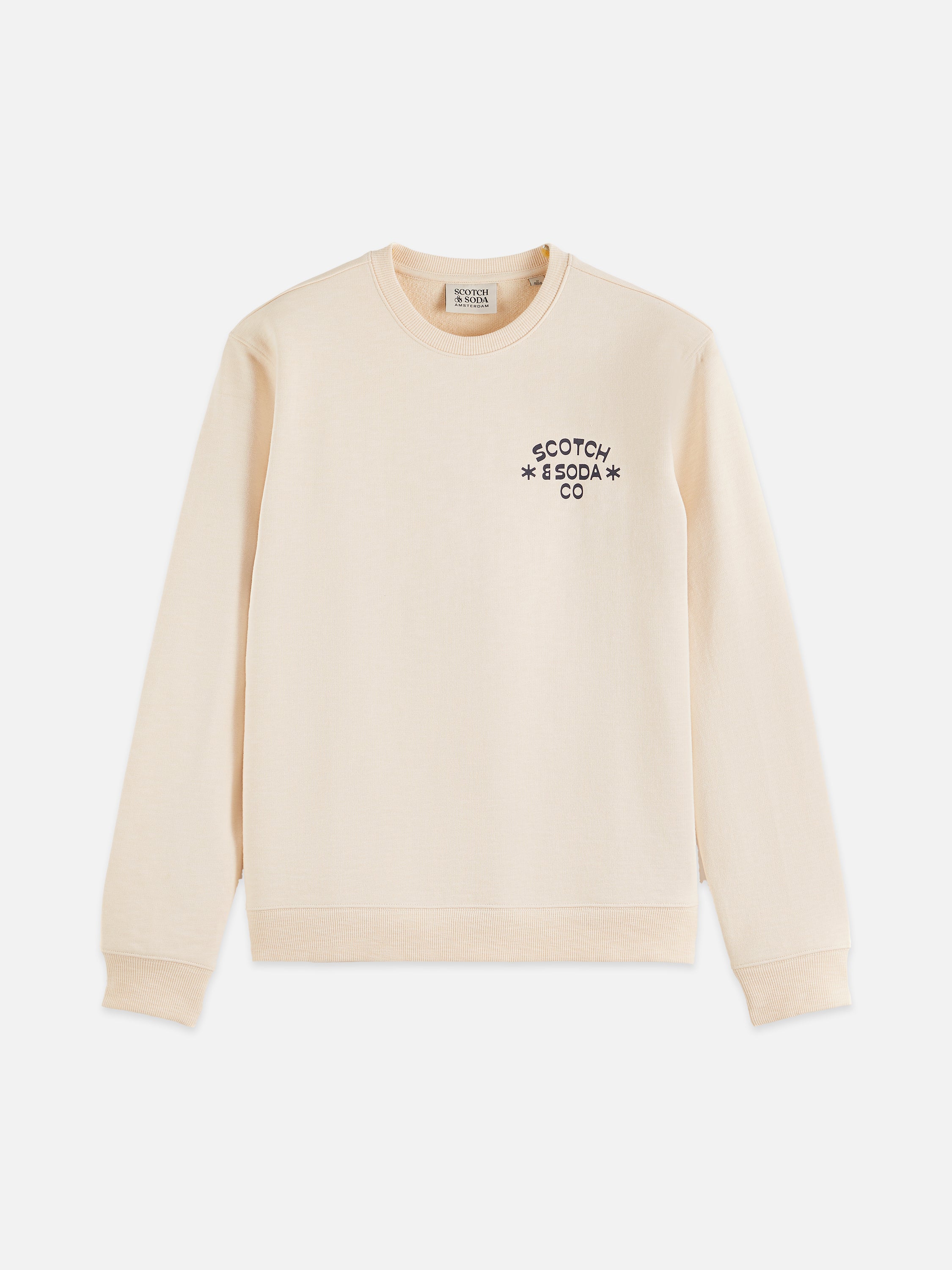 Chest Logo Regularfit Sweatshirt - Eggnog