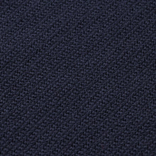 Structured Knitted Regular Fit Polo - Navy