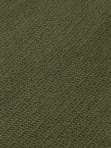 Structured Knitted Regular Fit Polo - Olive Night