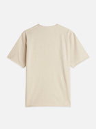 Core Rawedged Relaxed Fit Garmentdyed T-Shirt - Oatmeal Melange