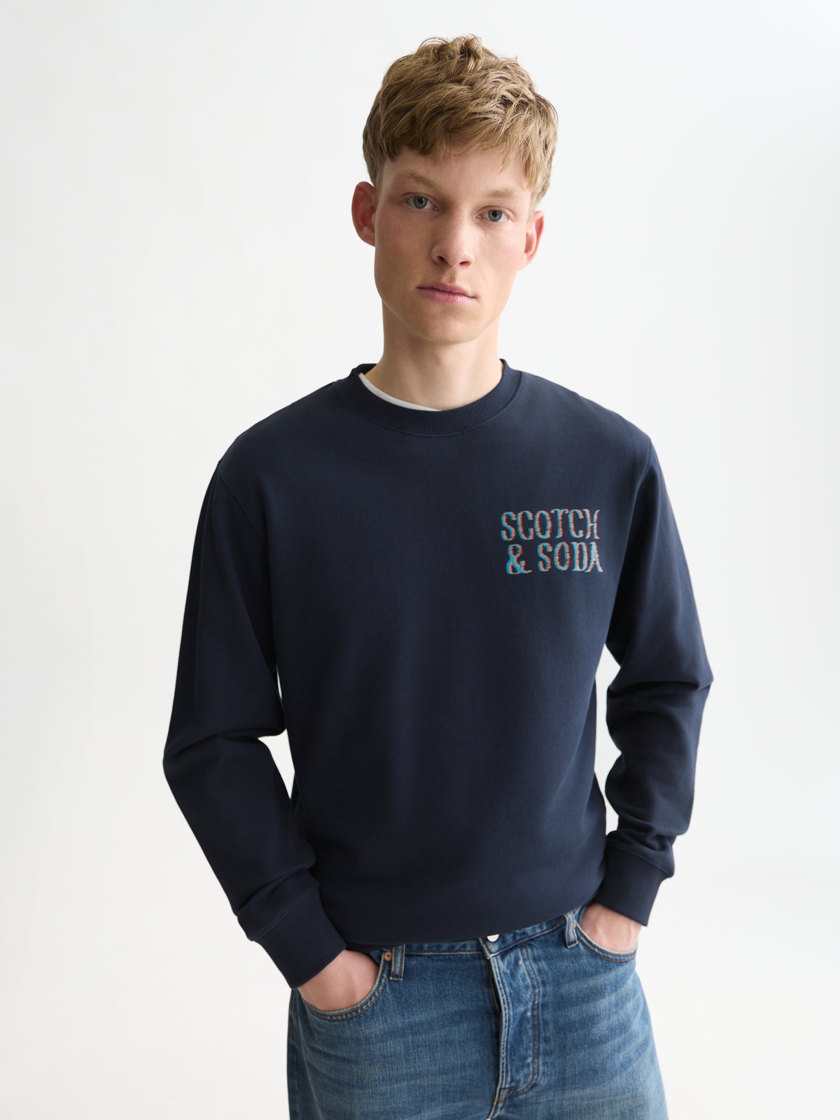 Front And Back Artwork Regular-Fit Sweatshirt WI26 - Sky Captain